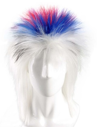 Flag-004~South Korea Mullet Wig